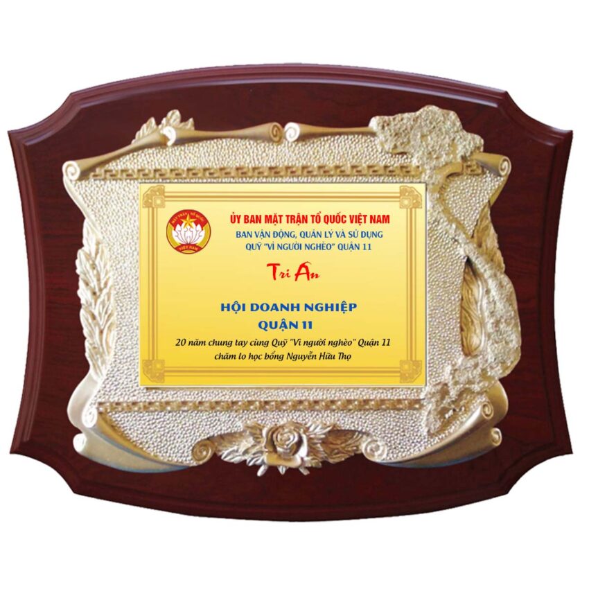 Kỷ niệm chương tri ân bản đồ