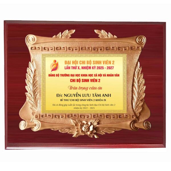 Bảng vinh danh sinh viên xuất sắc