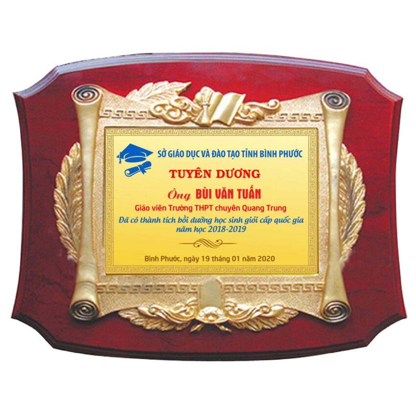 Bảng tuyên dương giáo viên dạy giỏi
