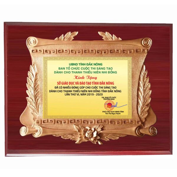 Bảng vinh danh hội thi sáng tạo