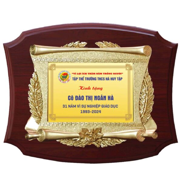 Kỷ niệm chương tri ân thầy cô