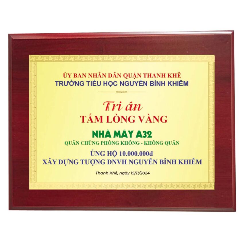 Kỷ niệm chương tri ân ngành giáo dục