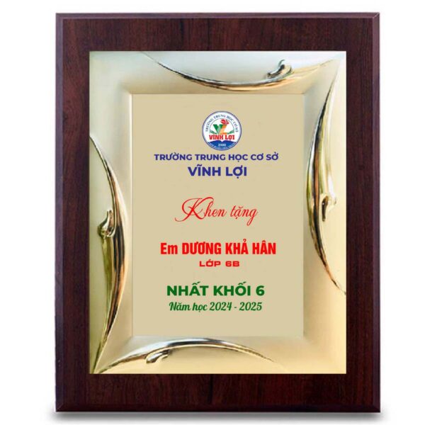 Kỷ niệm chương khen thưởng học sinh
