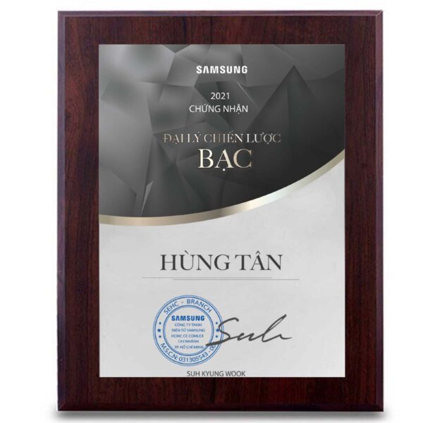 Bằng chứng nhận đại lý chiến lược