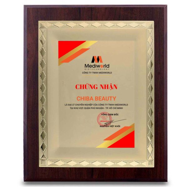 Bằng chứng nhận thẩm mỹ viện