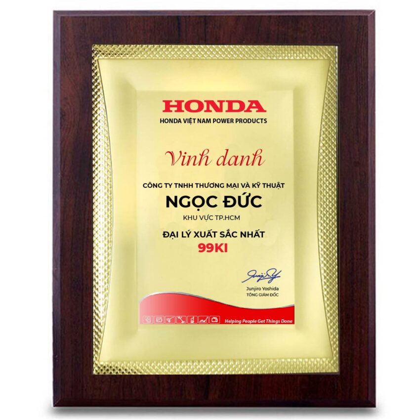 Bảng vinh danh đại lý bán hàng