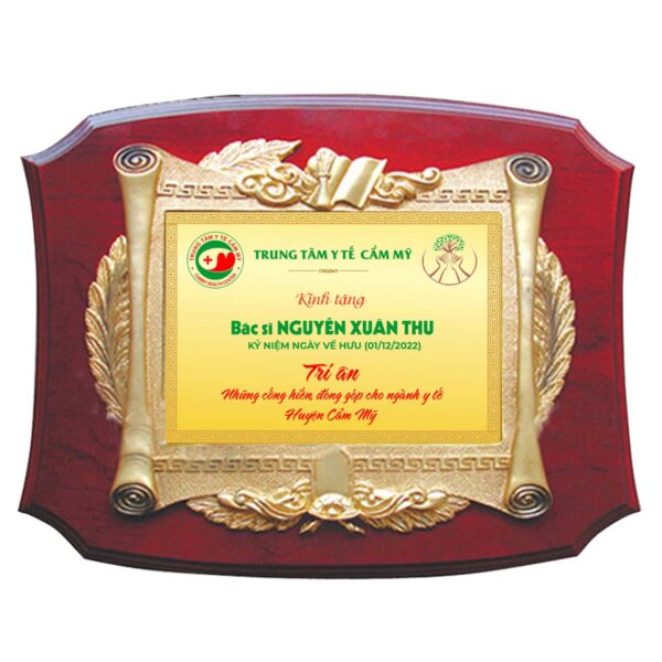 Bảng vinh danh ngành y tế